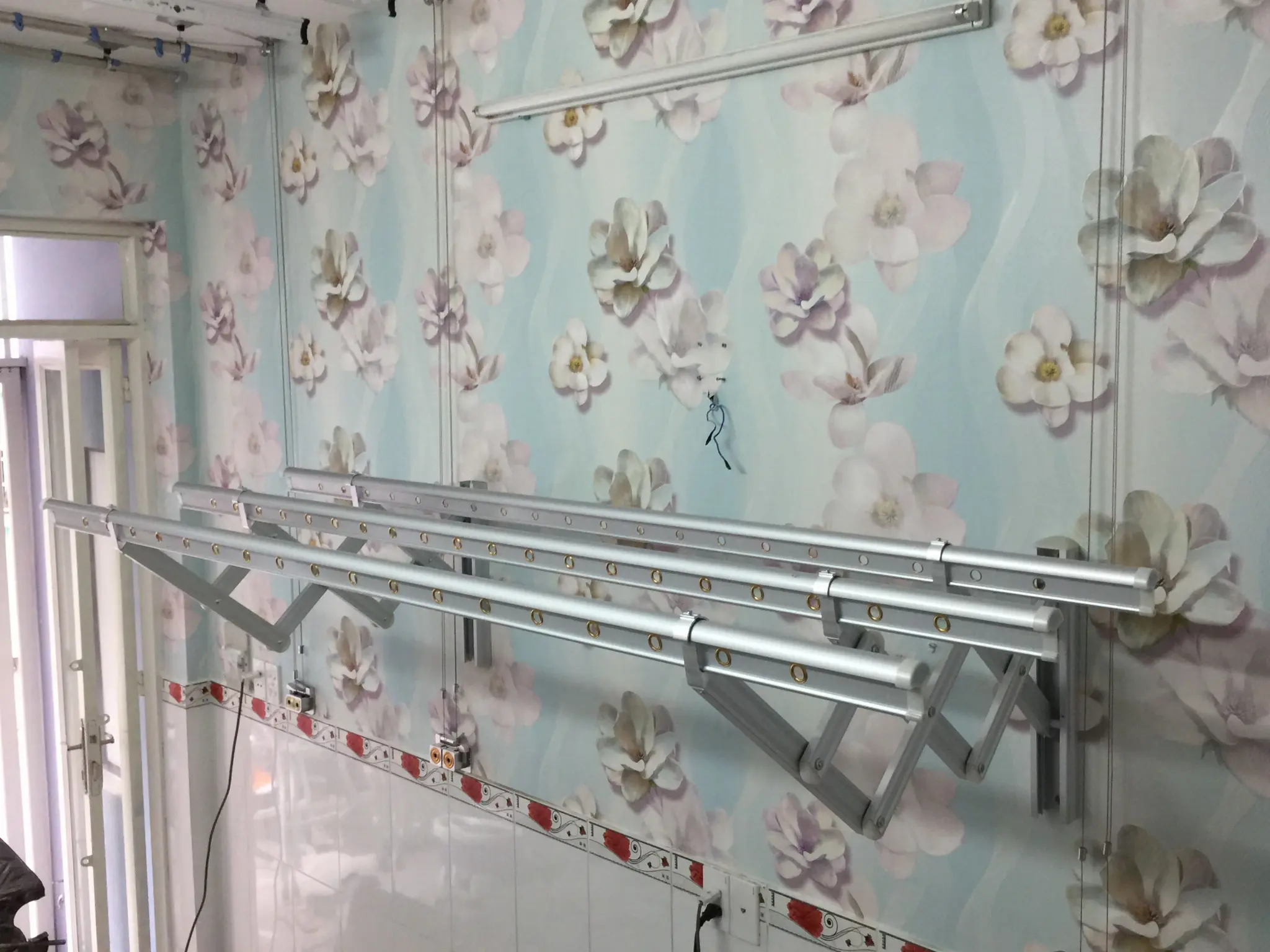 Giàn phơi kéo ngang KN02 Giàn phơi kéo ngang KN02