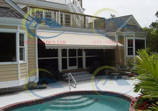 Bạt cuốn ngoai trời, bạt che mái hiên tự cuốn giá rẻ tại TPHCM