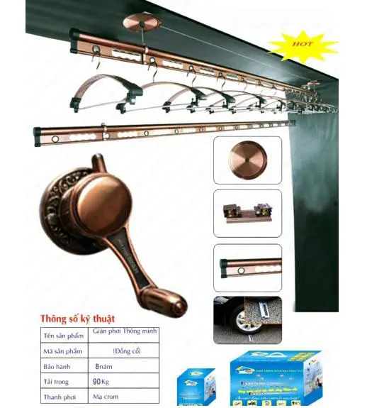 Giàn phơi đồ Hòa Phát HP007