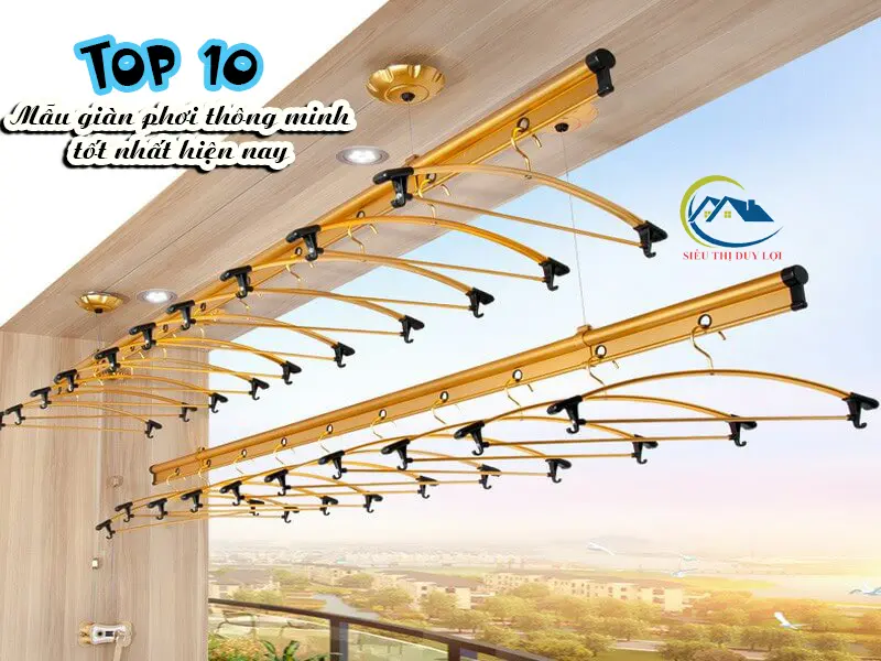 Các mẫu giàn phơi thông minh