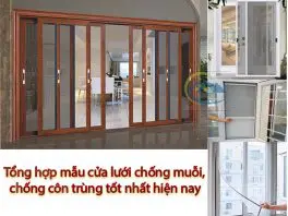 Mẫu cửa lưới chống muỗi